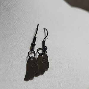 Handcraftef Shadowed Wings Earrings